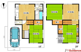 【間取り】 | 四条大路戸建住宅