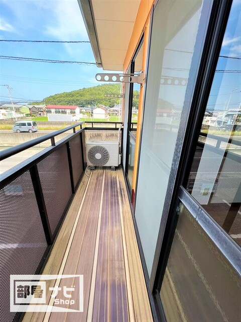 フォブール川津Aのバルコニー