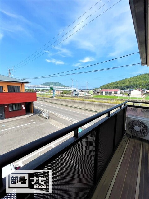 フォブール川津Aのバルコニー