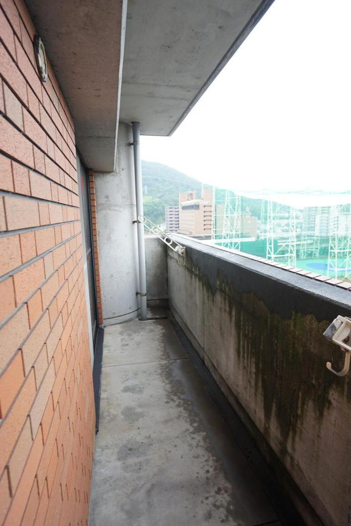 Uマンションのバルコニー