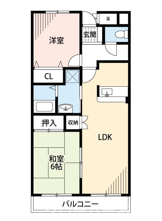 第3五福マンションの間取り