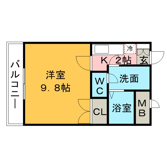 8LEAVESの間取り