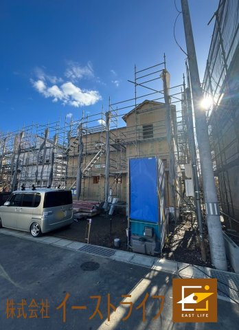 郷ケ丘２丁目第5の外観：施工例|建築中です。2024.1月完成予定。2023.12月撮影