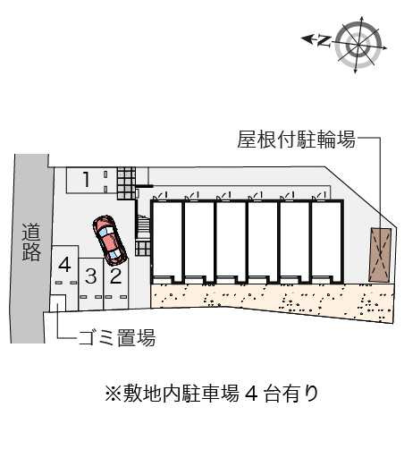 レオネクスト百合Ⅱの区画図