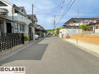 【前面道路含む現地写真】 | 城陽市寺田宮ノ平　売土地　建築条件無し