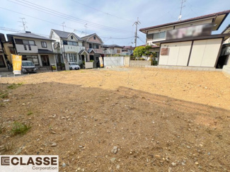 【前面道路含む現地写真】 | 城陽市寺田宮ノ平　売土地　建築条件無し