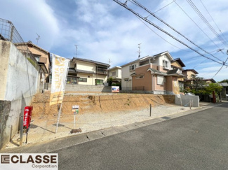 【前面道路含む現地写真】 | 城陽市寺田宮ノ平　売土地　建築条件無し