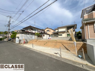 【前面道路含む現地写真】 | 城陽市寺田宮ノ平　売土地　建築条件無し