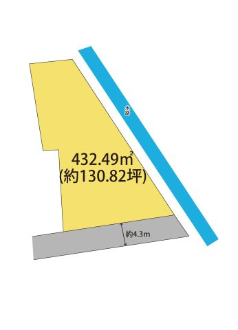 海南市野上中・土地・125528の区画図