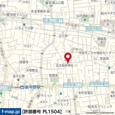 【地図】 | ジョイフル中野中央