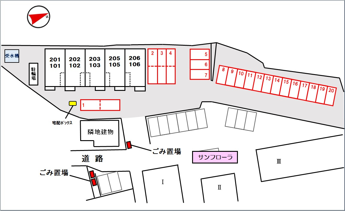 プリマヴェーラの駐車場|駐車場