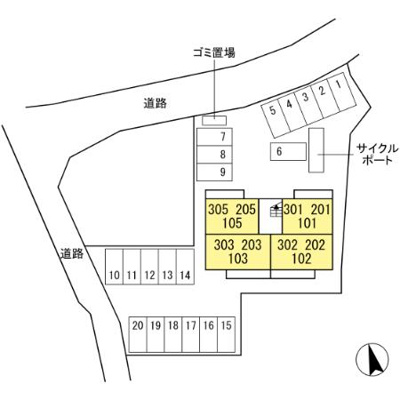 【区画図】 | アピリシティⅡ