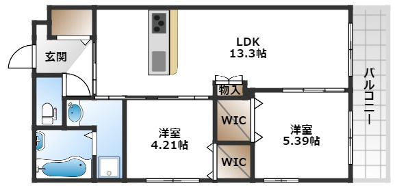 【間取り】 | グローコートⅦ