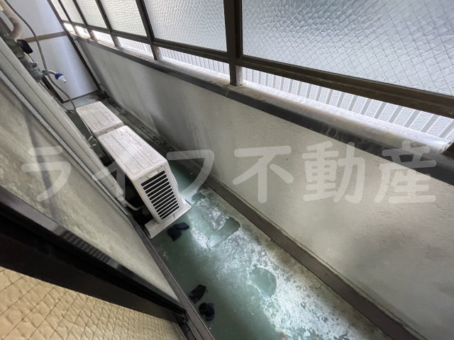 コーポカロッサのバルコニー|陽当たり良好なバルコニーです