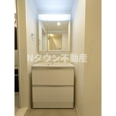 【洗面所】 | ハーモニーテラス八代町Ⅱ | 脱衣スペースもあります
