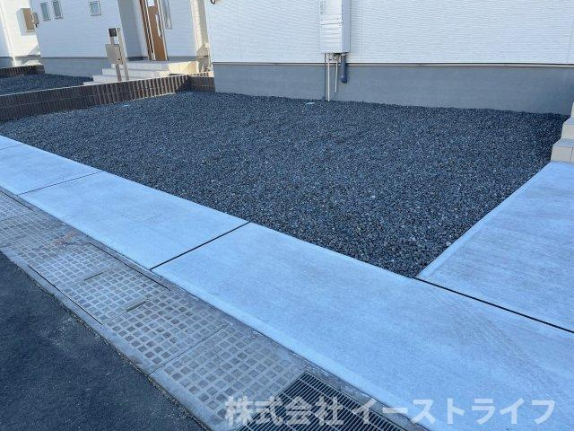 小名浜丹波沼第1　全13棟の駐車場|11号棟のカースペースです