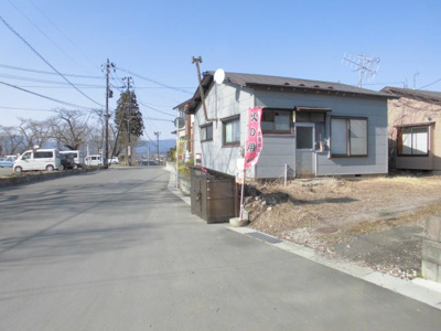 【前面道路含む現地写真】 | 大館市字上町・土地