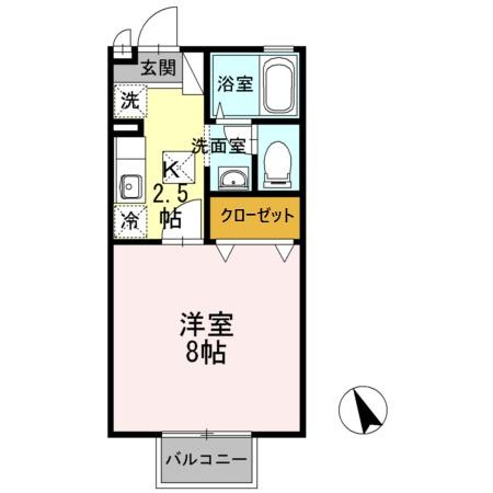 エクレール鎌倉の間取り