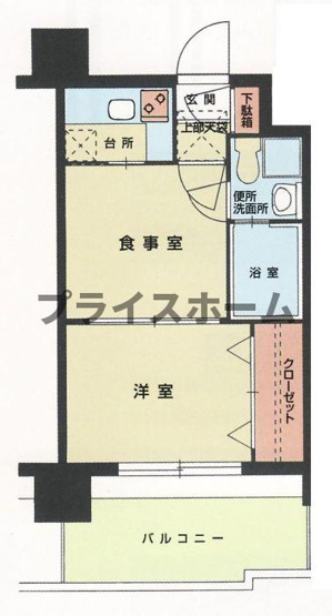 【間取り】 | HPに初期費用掲載！「プライスホーム」で検索！エステートモア・薬院通り