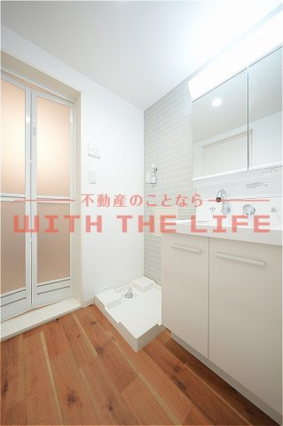 Delica（デリカ）久留米【キャッシュバック対象物件】の洗面所|忙しい朝には欠かせない洗面所です