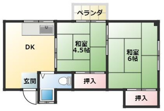【間取り】 | 菊水マンション