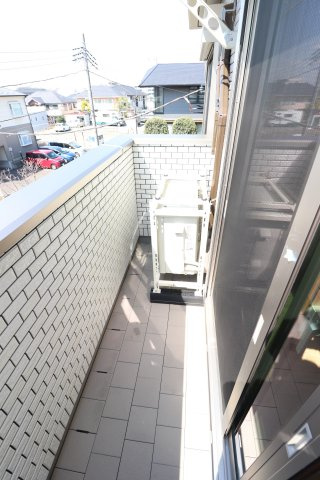 フォンターナふれあいの丘Bのバルコニー