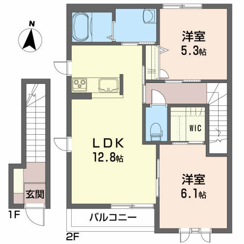 KブランシェJの間取り