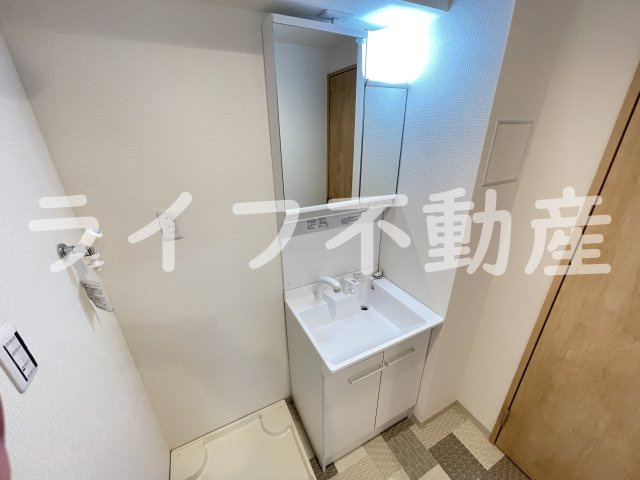 F+style大蓮北1号棟の独立洗面台|独立洗面化粧台が付いています