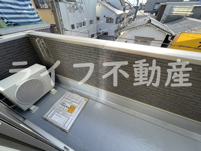 F+style大蓮北1号棟のバルコニー|広々としたバルコニーです