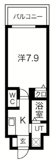 【間取り】 | リヴィアス難波ルノン