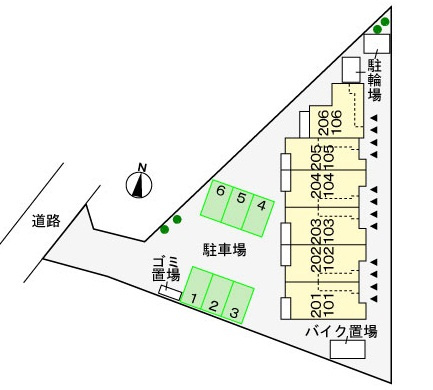 ル・モンヴェールの区画図