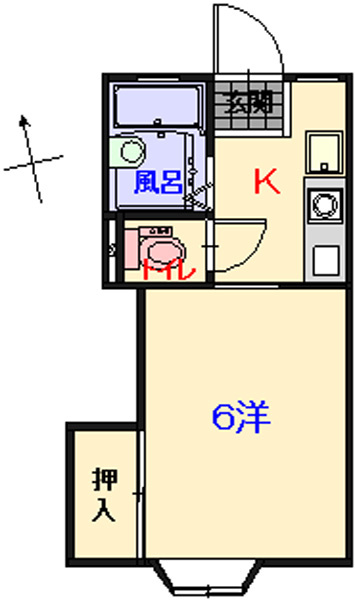 ベルメゾン・スギⅠの間取り