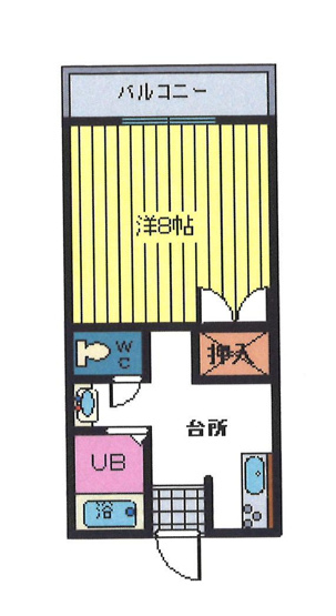 【間取り】 | グリーンコーポ二ノ宮