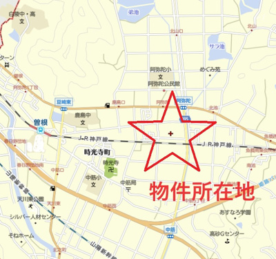【地図】 | 阿弥陀貸戸建