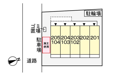 【駐車場】 | ドルチェヴィータ・鎌倉 | 駐車場