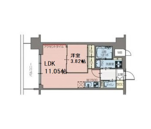 【間取り】 | プレジオ難波