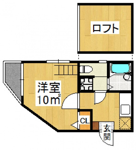 【間取り】 | コンフォートベネフィス大橋6