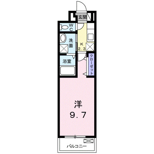 アリュールの間取り