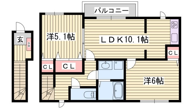エーデルⅡの間取り