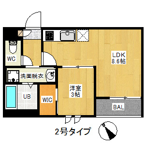 【間取り】 | REGALEST 箱崎宮前
