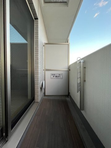 アクアヒルズのバルコニー