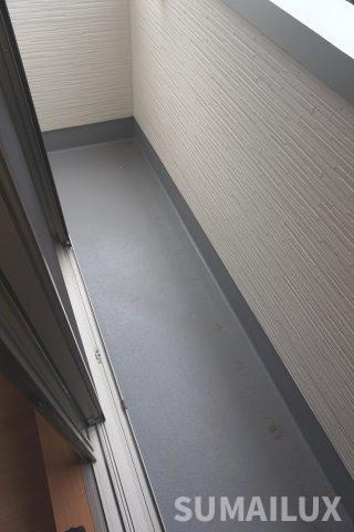 熊本市中央区坪井５丁目のアパートのバルコニー