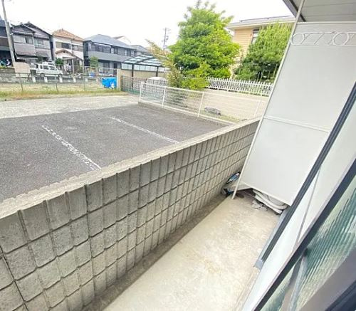 ハイツファニーのバルコニー|広々としたバルコニーです