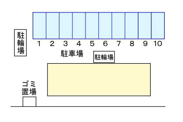 パールドゥＮ　府中の区画図