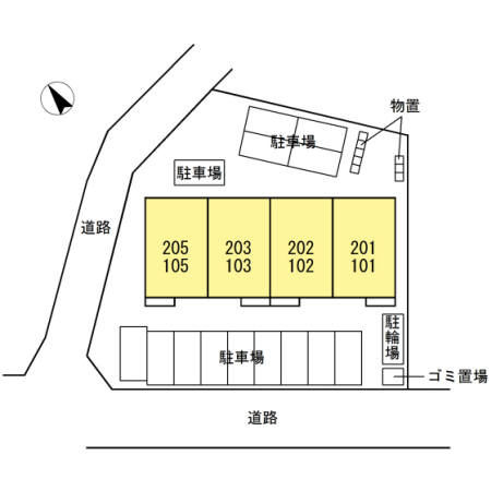 アイリスハイツ　　刈谷市の賃貸ならクラスホーム刈谷店の区画図