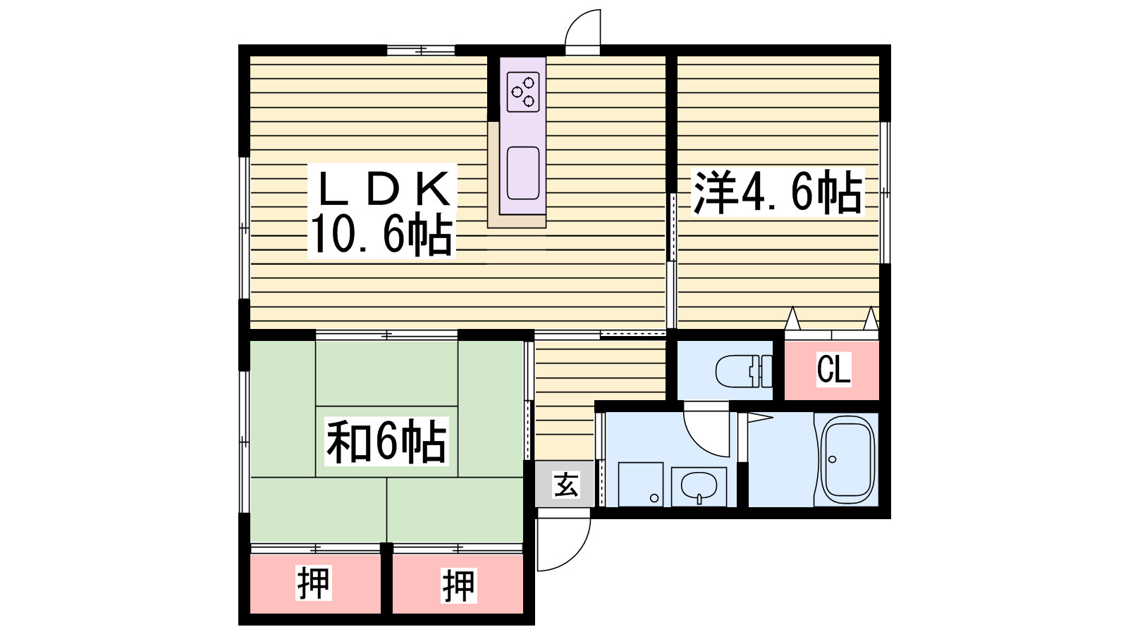 ココナッツハウスⅡの間取り