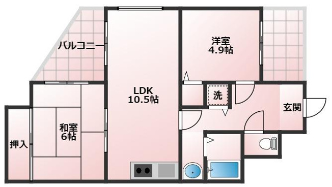 【間取り】 | ピアスアローウエストサイド
