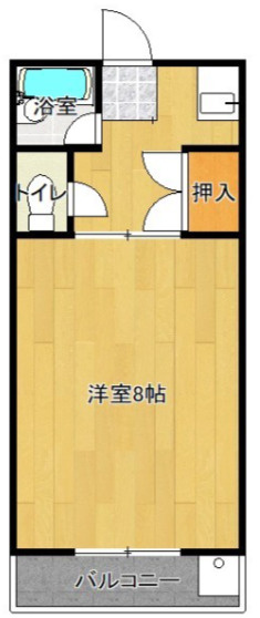 大石ハイツの間取り