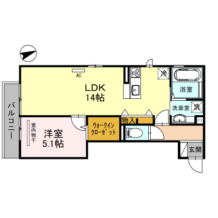 CLAIRの間取り