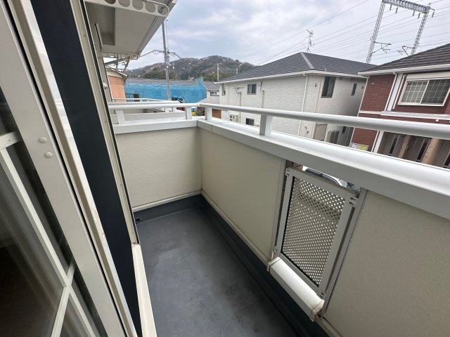 マルベリーＡのバルコニー
